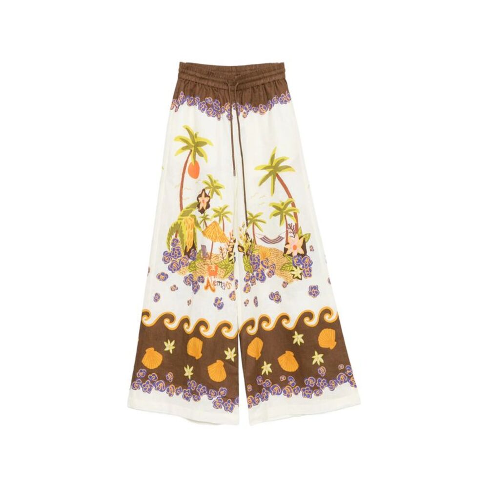 Alémais Neutrals Trousers - Palazzo Pants Women